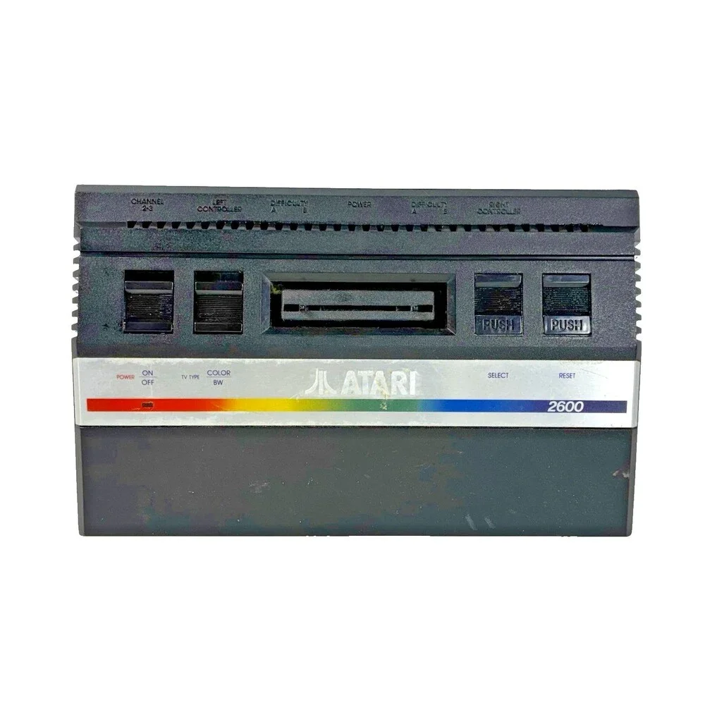 Atari 2600 Jr. Retro Rainbow Game System Retro Game Console Only Untested